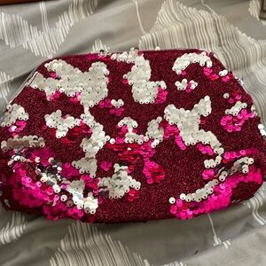 Sequin Make Up Bag
